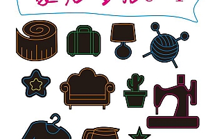 621172414656 家具生活6-1 霓虹灯单线CDR文件霓虹灯素材模板