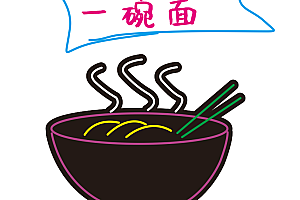 619623155707一碗面 霓虹灯CDR文件霓虹灯单线文件霓虹灯素材模板
