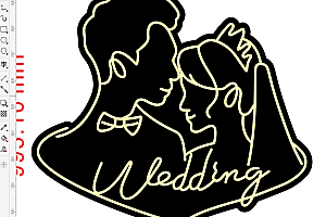 675809966467婚礼结婚婚庆9霓虹灯单线文件烤肉烤串喝酒吧雕刻CDR素材拍照网红情侣打卡地