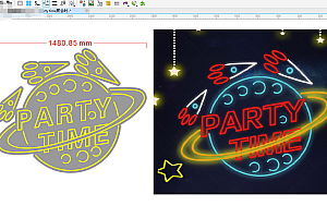 20220926party time聚会时间排队生日地球火箭太空